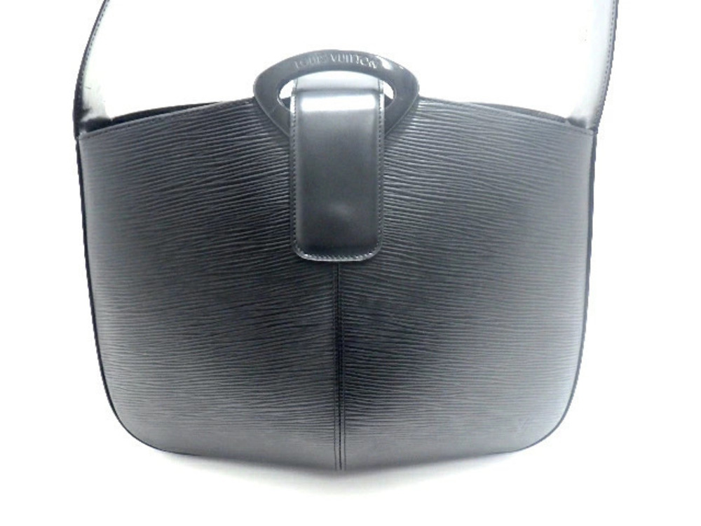 LOUIS VUITTON Shoulder Bag Reverie Epi Noir Black